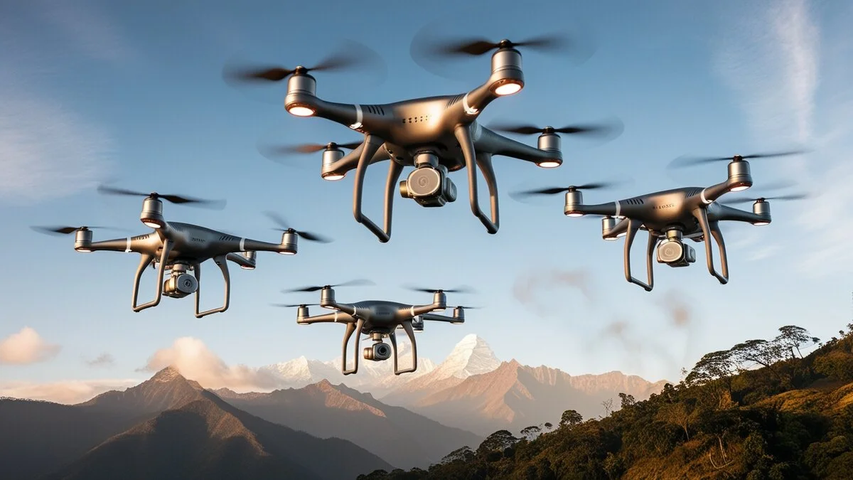 Penetrating Radar Drone in Sikkim Landslide Rescue