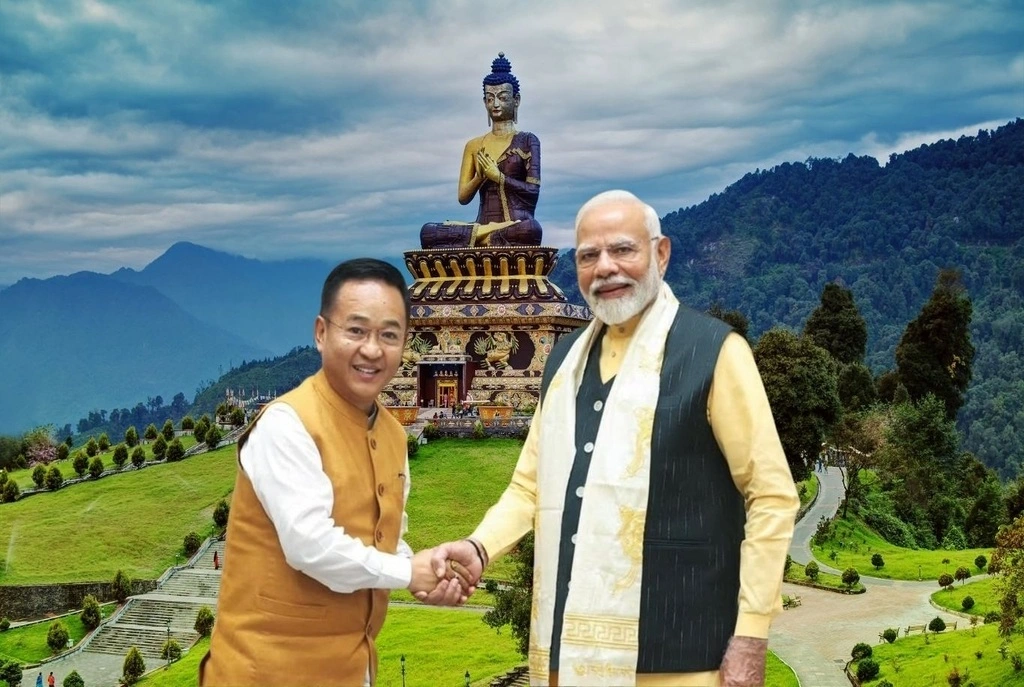 PM Modi Salutes Sikkim's 50 Years Inside the Tricolor Rally That United a Nation
