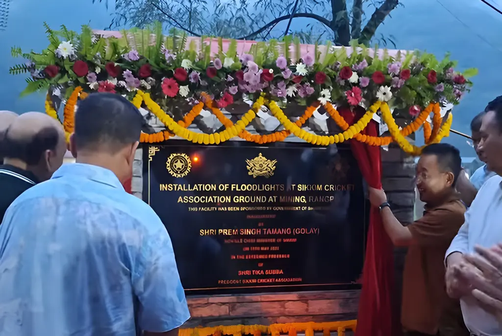 Sikkim’s New Floodlight Stadium